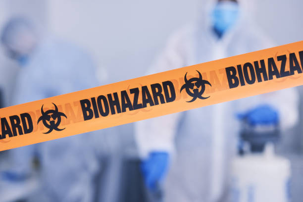 Professional Biohazard technician working in Denton, TX